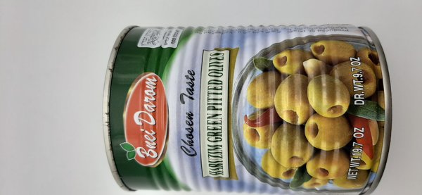 "Bnei Darom" Haruzim Green Pitted Olives
